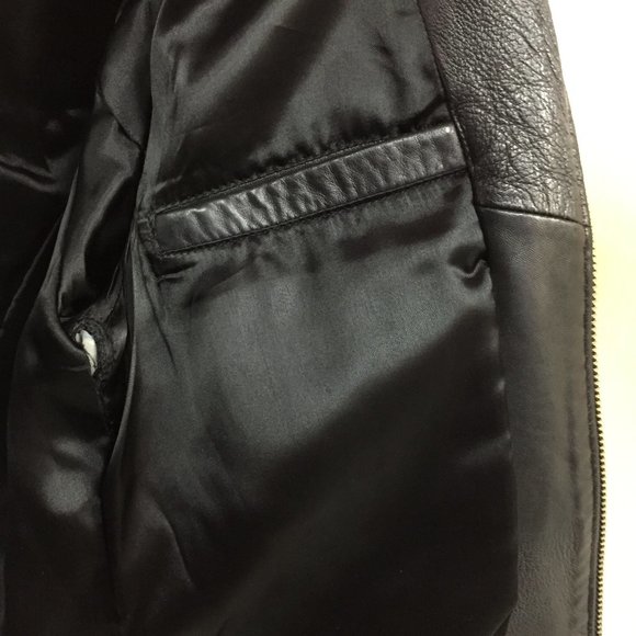 B.B. Dakota Size M Women's Zip Up Black Jacket - Picture 5 of 6